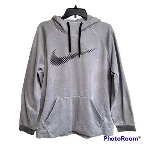 Nike Gray Hoodie with Black Logo